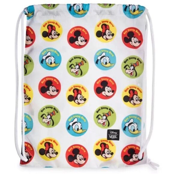 Mickey Mouse and Friends Vans Cinch Bag - Picture 1 of 6